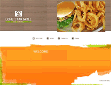 Tablet Screenshot of lonestargrill.biz